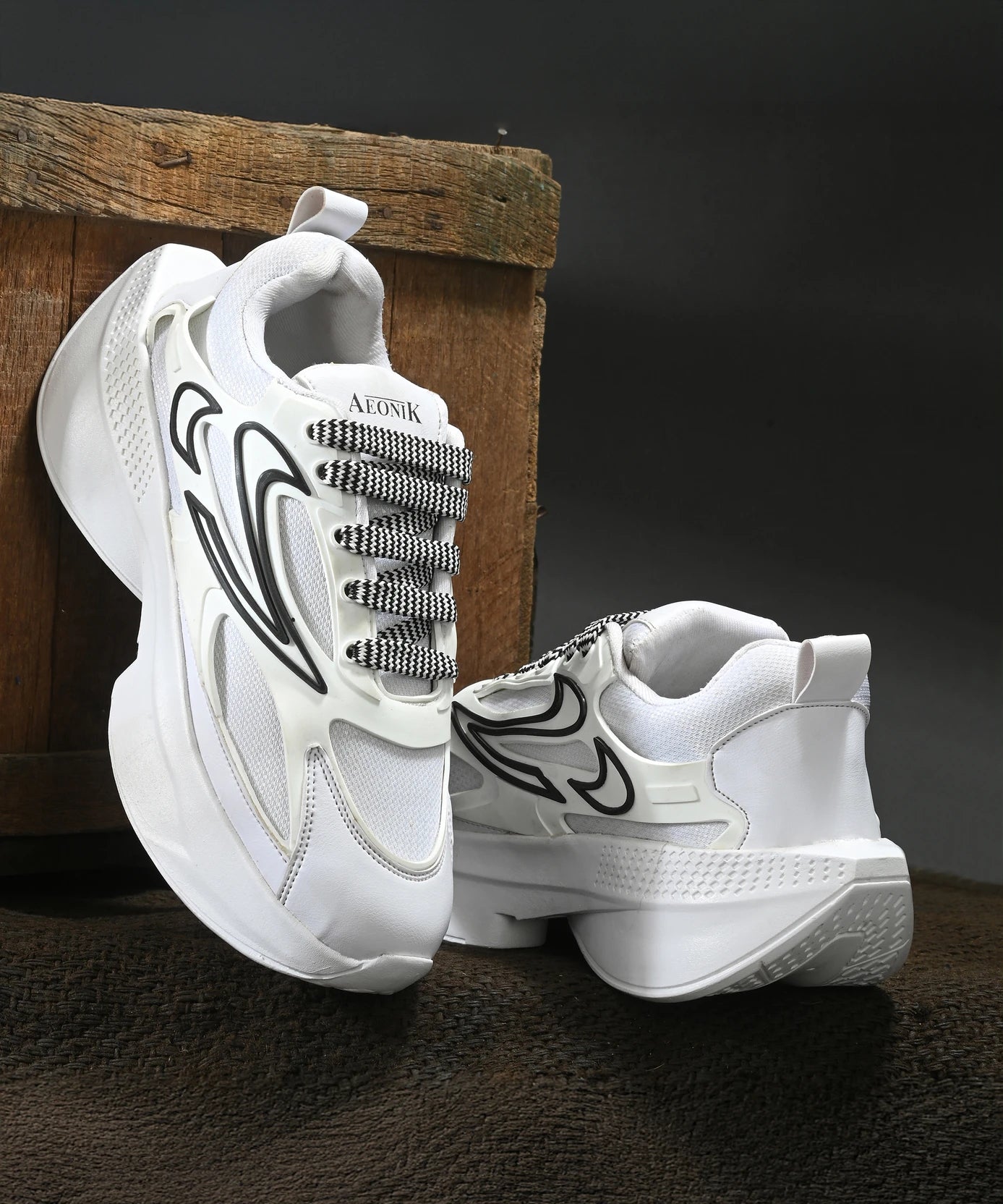 WHITE HIGH PREMIUM QUALITY Running Shoes For Men (White , 6)