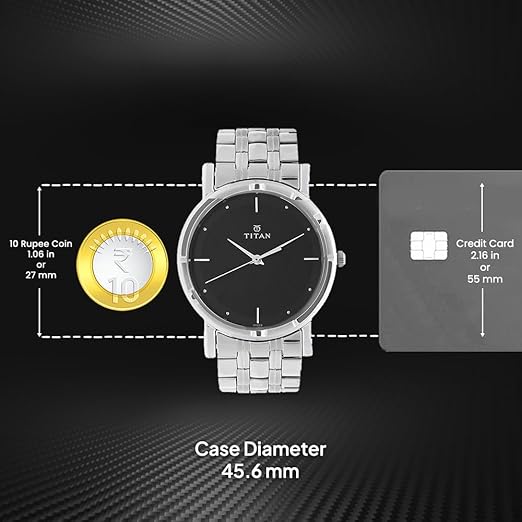 Titan Karishma Analog Black Dial Men's Watch
