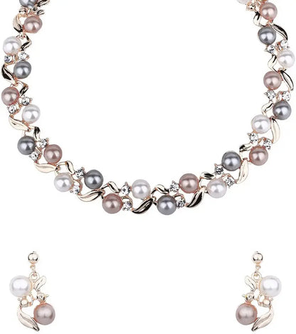Alloy Multicolor Jewel Set  (Pack of 1)